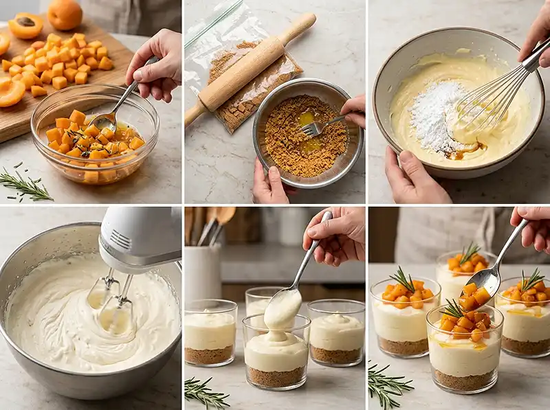 Verrine Mascarpone Abricot Romarin Sans Cuisson 4 Comment preparer Verrine mascarpone abricot romarin sans cuisson