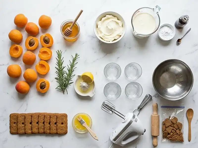 Verrine Mascarpone Abricot Romarin Sans Cuisson 3 Les ingrédients pour Verrine mascarpone abricot romarin sans cuisson