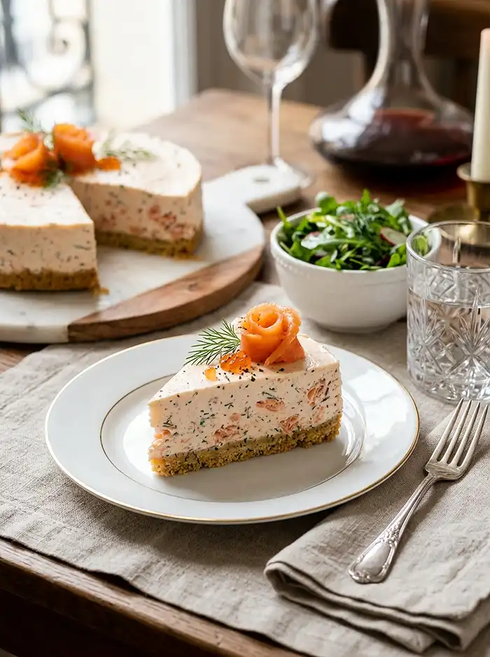 Cheesecake Salé Philadelphia Saumon Fumé Aneth 5 Recette Cheesecake salé Philadelphia saumon fumé aneth