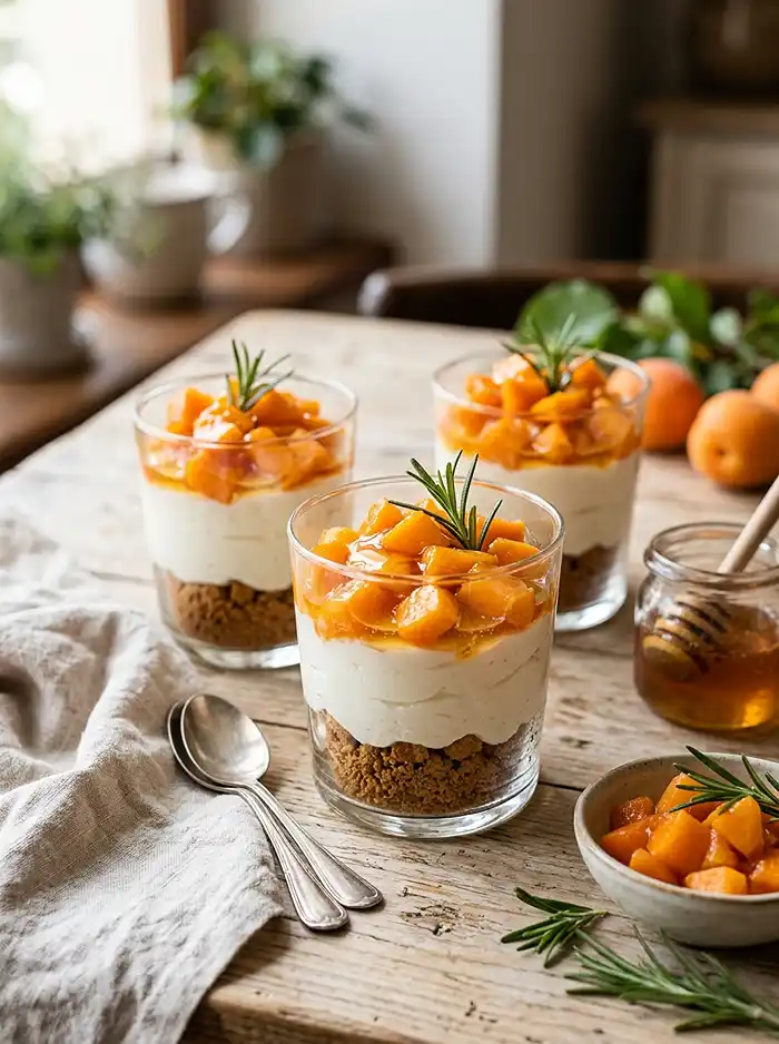 Verrine Mascarpone Abricot Romarin Sans Cuisson 5 Recette Verrine mascarpone abricot romarin sans cuisson