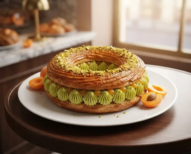 Paris-Brest abricot pistache