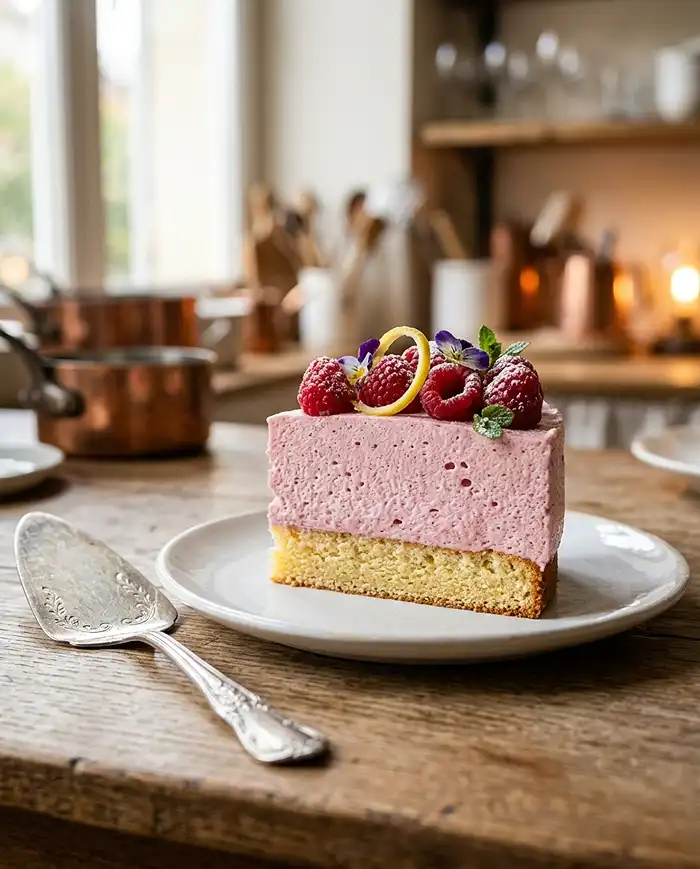 Recette Les ingrédients pour Gâteau nuage citron framboise