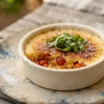 Recettes Crèmes Brûlées & Panna Cottas Salées 16 Crème brûlée salée parmesan tomates cerises