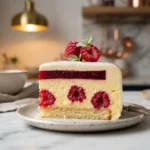 Entremets framboise citron facile