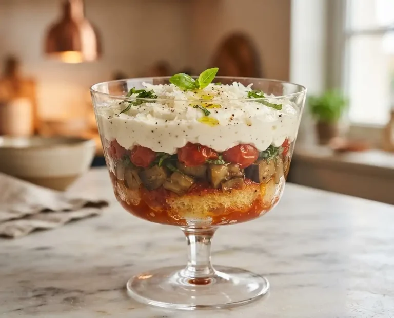 Tiramisu salé aubergine parmesan