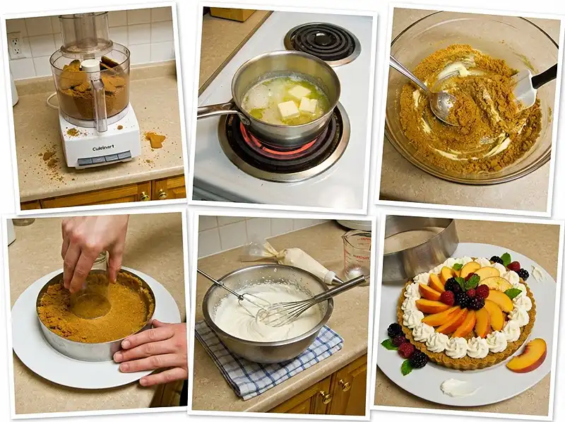 Gâteau Sans Cuisson Pêche Mascarpone 4 Comment preparer le Gâteau sans cuisson pêche mascarpone