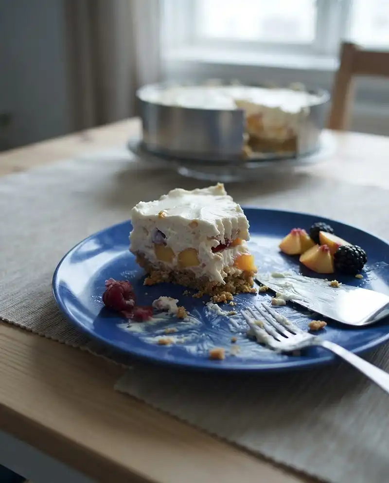 Gâteau Sans Cuisson Pêche Mascarpone 5 Recette Gâteau sans cuisson pêche mascarpone