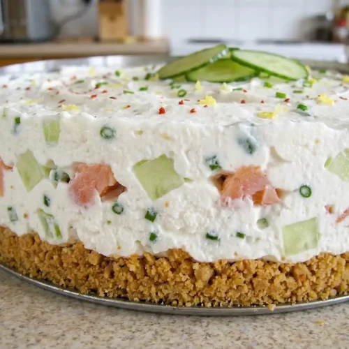 recette Cheesecake salé concombre truite fumée